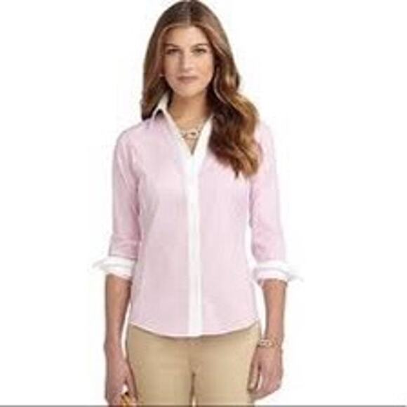 Brooks Brothers Pinstripe Top - Picture 1 of 5